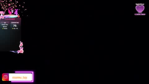 osamu_tay online show from July 13, 2026, 3:20 am