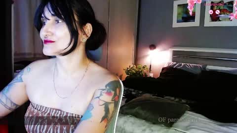Snapshot of paradisegirl_ chatting on April 23, 2026, 9:50 pm My alter ego Betinna Flowers - a tattooed Miss - Are you missing me come in here - online show from April 23, 2026, 9:50 pm
