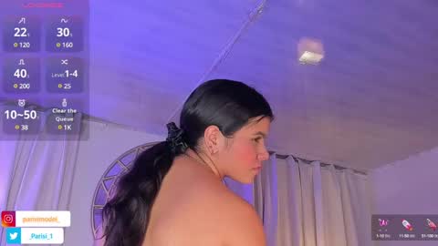 Snapshot of parisi_ chatting on January 20, 2025, 12:46 am PARISI online show from January 20, 2025, 12:46 am