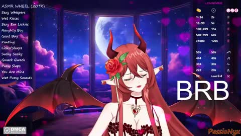 Snapshot of passionyx chatting on December 5, 2024, 5:48 am Succubus Nyx online show from December 5, 2024, 5:48 am