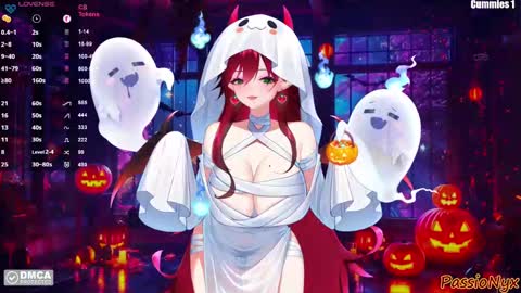 Snapshot of passionyx chatting on October 28, 2025, 2:48 am Succubus Nyx online show from October 28, 2025, 2:48 am