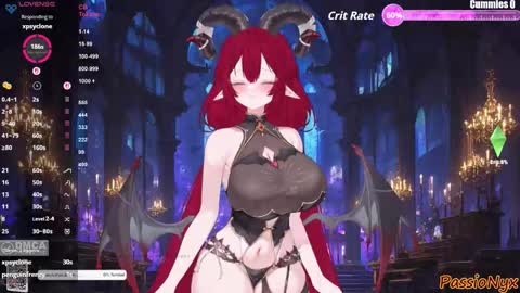 Snapshot of passionyx chatting on February 26, 2026, 3:16 am Succubus Nyx online show from February 26, 2026, 3:16 am