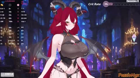 Snapshot of passionyx chatting on March 2, 2026, 5:08 am Succubus Nyx online show from March 2, 2026, 5:08 am