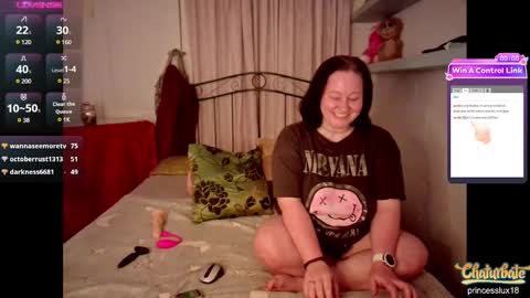 Snapshot of princesslux18 chatting on December 4, 2024, 10:19 pm Lux Alot Luxi online show from December 4, 2024, 10:19 pm