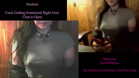 Snapshot of princessmariahswitch chatting on November 14, 2025, 10:14 am Cuckold Cravings online show from November 14, 2025, 10:14 am