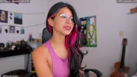 Snapshot of reoko_ chatting on May 8, 2026, 7:08 pm Reoko online show from May 8, 2026, 7:08 pm