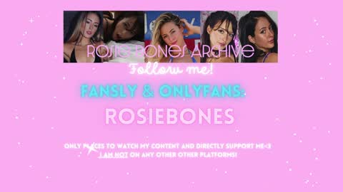 Snapshot of rosiebones chatting on March 7, 2025, 7:38 pm Rosie Bones online show from March 7, 2025, 7:38 pm