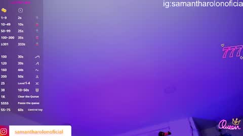 Samatha online show from June 20, 2026, 2:36 am