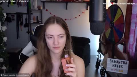 The Real Samantha Hayes haha  online show from February 17, 2025, 11:09 pm