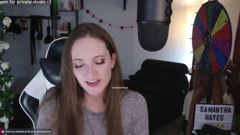 The Real Samantha Hayes haha  online show from February 23, 2025, 12:41 am