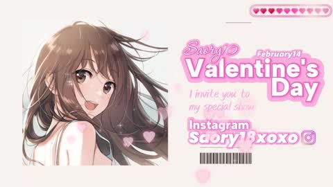 Snapshot of saory10 chatting on February 15, 2025, 9:27 am S A O R Y 3 online show from February 15, 2025, 9:27 am