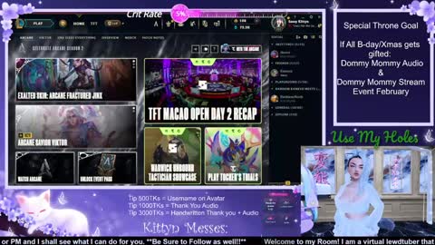 Snapshot of sassykittyn chatting on December 16, 2024, 6:10 am Sassy Sami Kittyn online show from December 16, 2024, 6:10 am