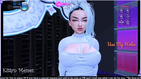 Snapshot of sassykittyn chatting on December 31, 2024, 6:16 am Sassy Sami Kittyn online show from December 31, 2024, 6:16 am