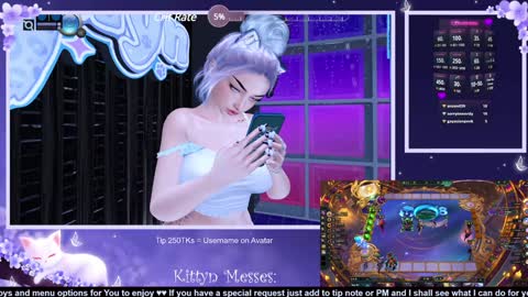 Snapshot of sassykittyn chatting on February 6, 2025, 9:22 am Sassy Sami Kittyn online show from February 6, 2025, 9:22 am