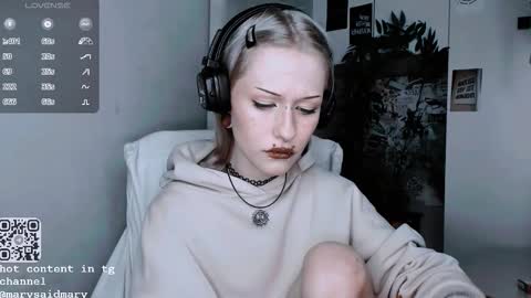 Snapshot of say_mary chatting on September 30, 2025, 8:03 pm pronoun she. name Mary. age 21. online show from September 30, 2025, 8:03 pm