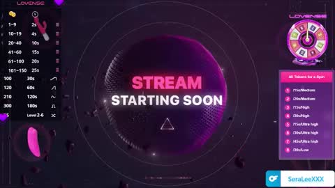 SeraLeeXXX online show from December 21, 2025, 7:10 pm