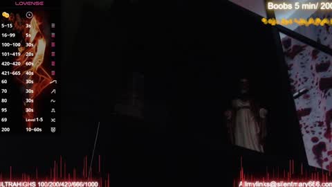 Allmylinkssilentmary666 online show from October 30, 2025, 3:35 pm