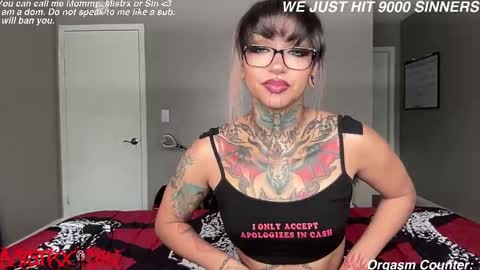 Mistrx Sin online show from September 17, 2025, 7:48 pm