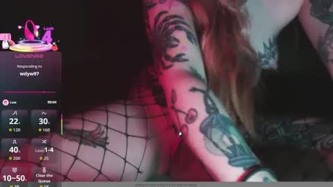 Snapshot of tattedsubmissive chatting on October 12, 2025, 11:42 am TattedSubmissive online show from October 12, 2025, 11:42 am