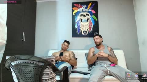 Snapshot of the_golden_boys chatting on January 16, 2025, 12:45 am SCOTT THEO KAMERON GENDERSON online show from January 16, 2025, 12:45 am