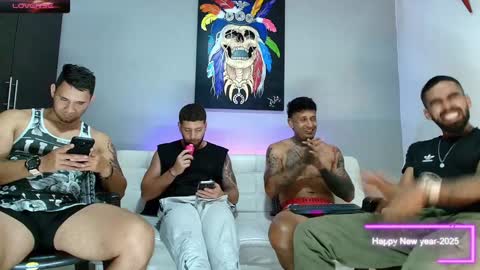 Snapshot of the_golden_boys chatting on January 23, 2025, 12:25 am SCOTT THEO KAMERON GENDERSON online show from January 23, 2025, 12:25 am