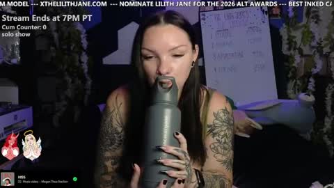 Lilith Jane online show from April 16, 2026, 1:06 am