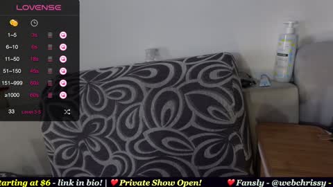 Chrissy online show from January 25, 2025, 7:49 am