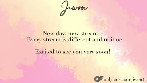 J i w o n   online show from July 1, 2026, 8:08 pm