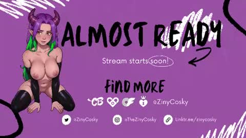 Snapshot of ziny_cosky chatting on July 13, 2026, 3:53 am Ziny Cosky online show from July 13, 2026, 3:53 am