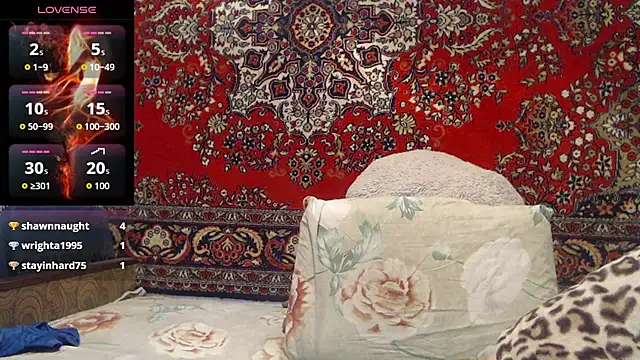 Sandra Carina online show from November 2, 2025, 3:09 am