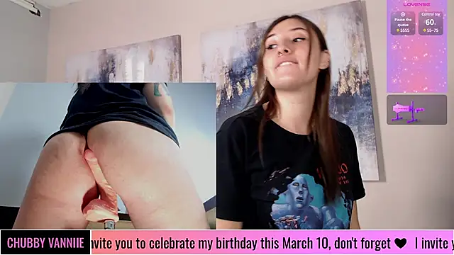 chubby vanniie  online show from March 6, 2025, 9:09 pm