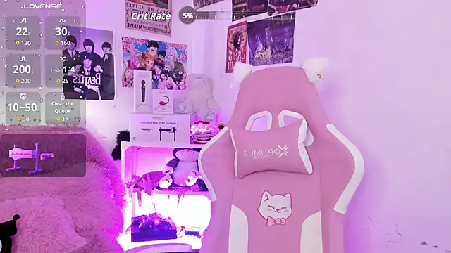 Sachi Meow online show from November 23, 2025, 11:37 pm