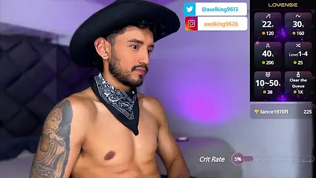 AxelKing1326 online show from January 13, 2025, 1:13 am