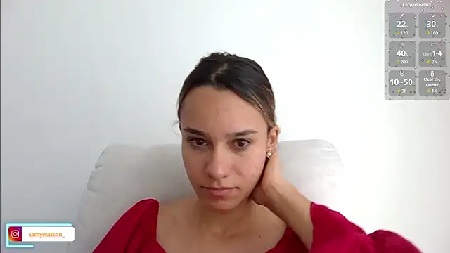 SamanthaWatson online show from March 13, 2026, 12:45 pm