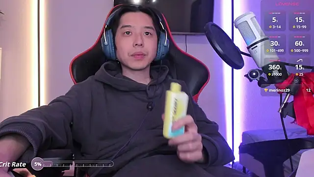 wexlee7 online show from October 16, 2025, 10:55 pm