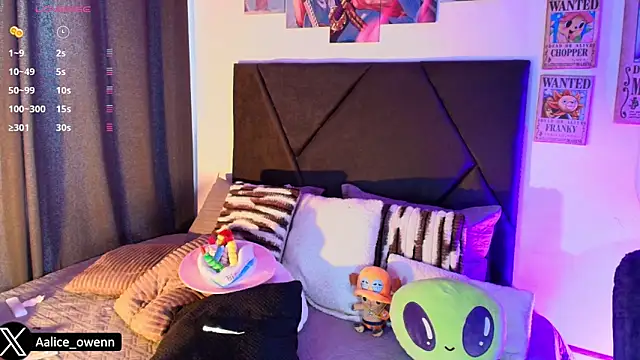 Aliceowenn online show from February 7, 2026, 8:01 pm