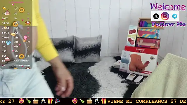 Snapshot of SofiaMadisson chatting on January 21, 2025, 1:22 pm SofiaMadisson online show from January 21, 2025, 1:22 pm