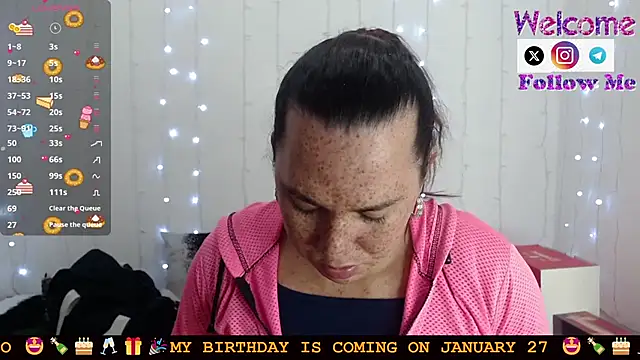 Snapshot of SofiaMadisson chatting on January 24, 2025, 1:25 pm SofiaMadisson online show from January 24, 2025, 1:25 pm