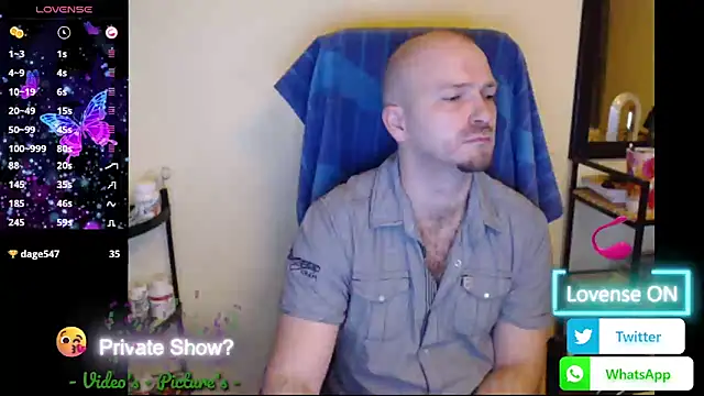 RealManHaveHairy online show from March 23, 2026, 6:23 pm