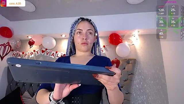 CaroFisher online show from February 12, 2026, 12:55 pm