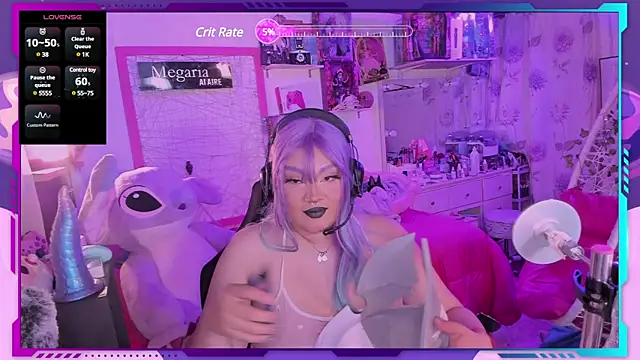 Snapshot of MegariaB chatting on February 22, 2025, 4:51 am MegariaB online show from February 22, 2025, 4:51 am