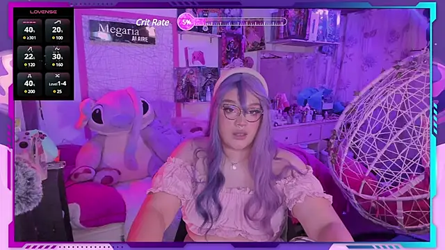 Snapshot of MegariaB chatting on February 27, 2025, 4:41 am MegariaB online show from February 27, 2025, 4:41 am