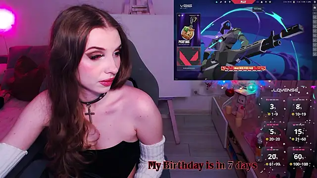 Snapshot of AmyBoop chatting on February 22, 2026, 7:34 pm AmyBoop online show from February 22, 2026, 7:34 pm