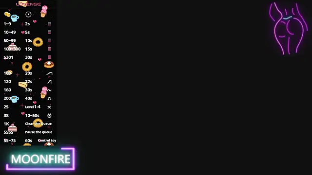 Snapshot of moonfiredancer chatting on January 21, 2025, 6:34 pm moonfiredancer online show from January 21, 2025, 6:34 pm