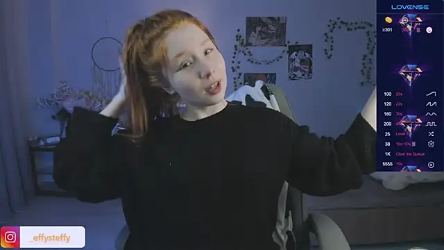 CallMeEffy1 online show from November 22, 2025, 7:57 pm