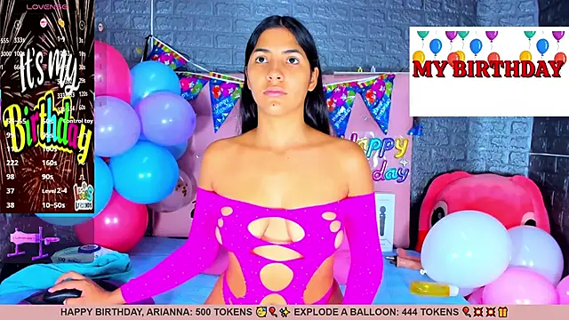 AriannaLewiis online show from December 1, 2025, 7:30 pm