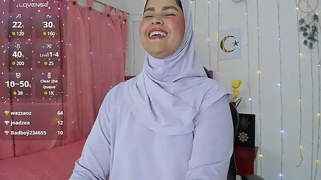 AishaAmin  online show from February 21, 2025, 4:05 pm