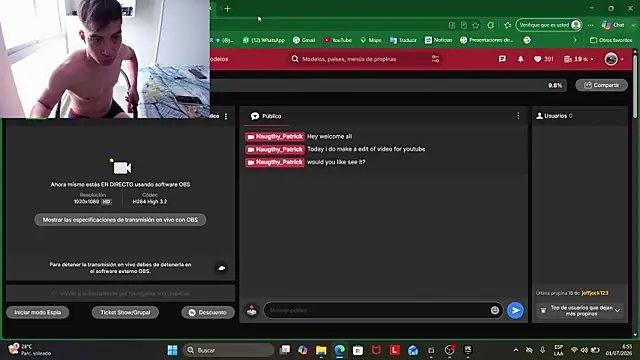Snapshot of KomeKukis chatting on July 1, 2026, 11:56 am KomeKukis online show from July 1, 2026, 11:56 am