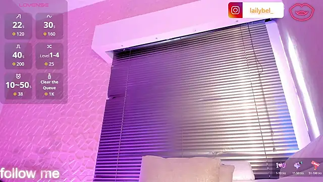 LaiilyBell12 online show from March 21, 2026, 8:34 pm