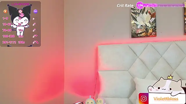 Violettbloss online show from October 1, 2025, 3:34 am